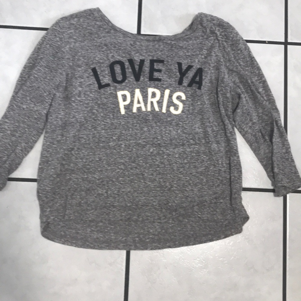 Pajama long sleeve shirt